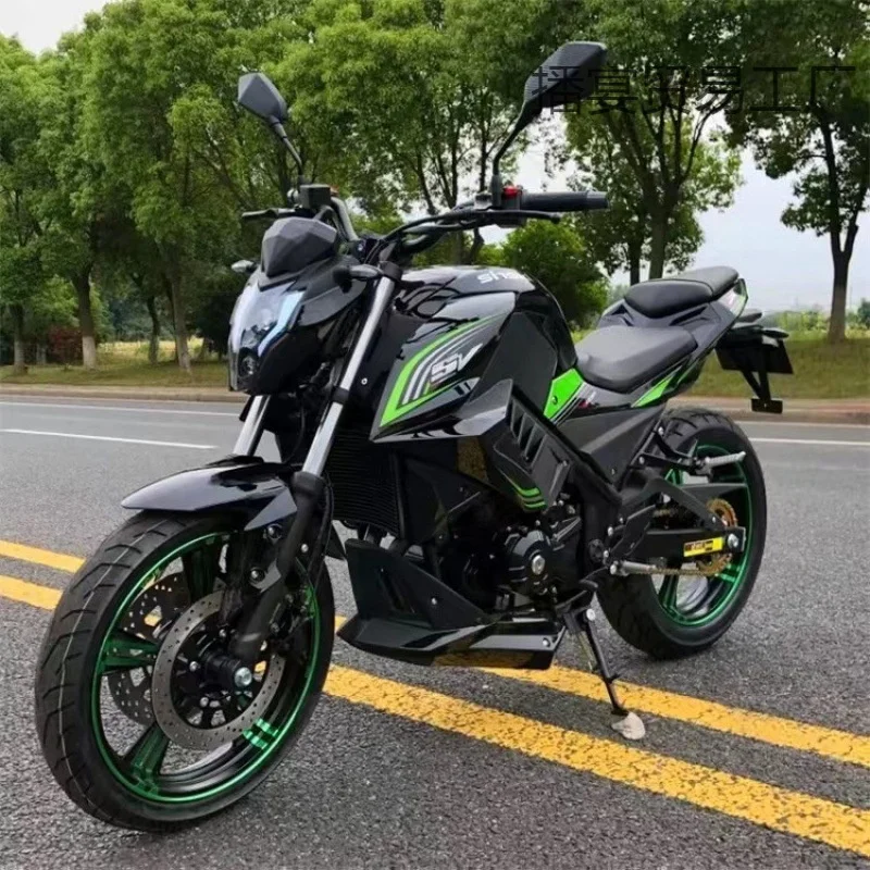 High Power 72v Electric Motorcycle for Adults Street Car with Wind Smart Electronic Type Two Wheels Lithium Battery High Speed