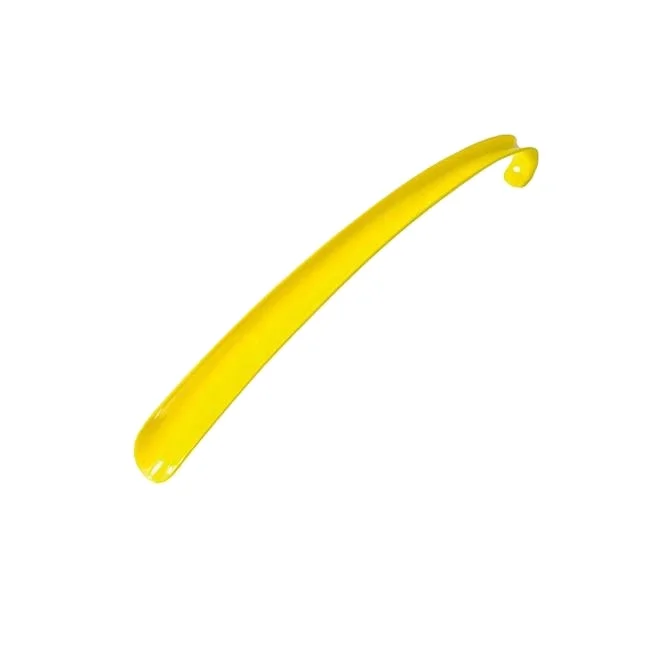 Рекламный пластиковый рожок для обуви с длинным дизайном на заказ изогнутой ручкой и логотипом