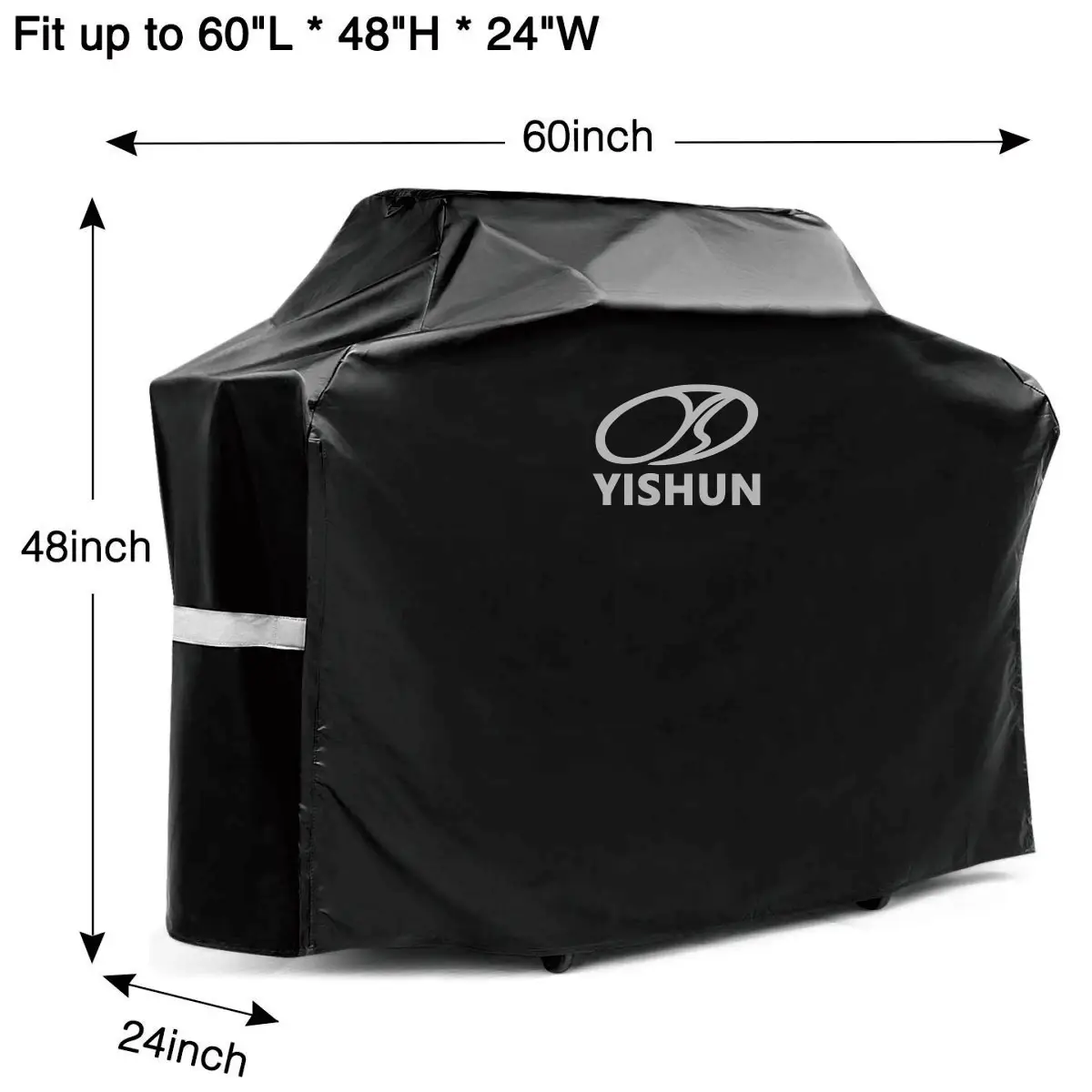 Heavy Duty 3 Layers Fabric Barbecue Protection Dust Waterproof Outdoor BBQ Grill Cover