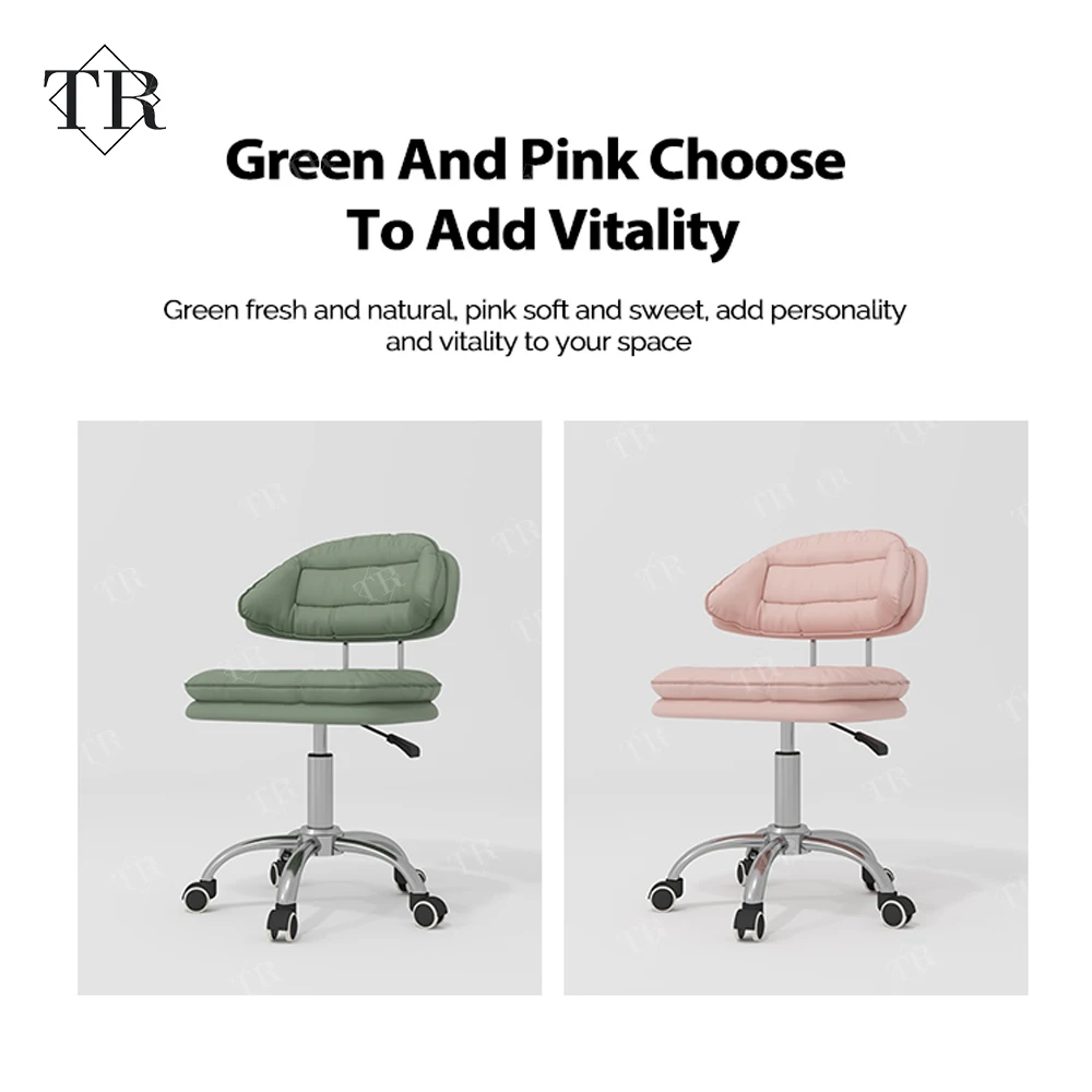 Turri Nail Shop Manicure Combo Leather Manicurist Nail Technician Rolling Wheel Chair Set Manicure Chair Stool Set With Tripod