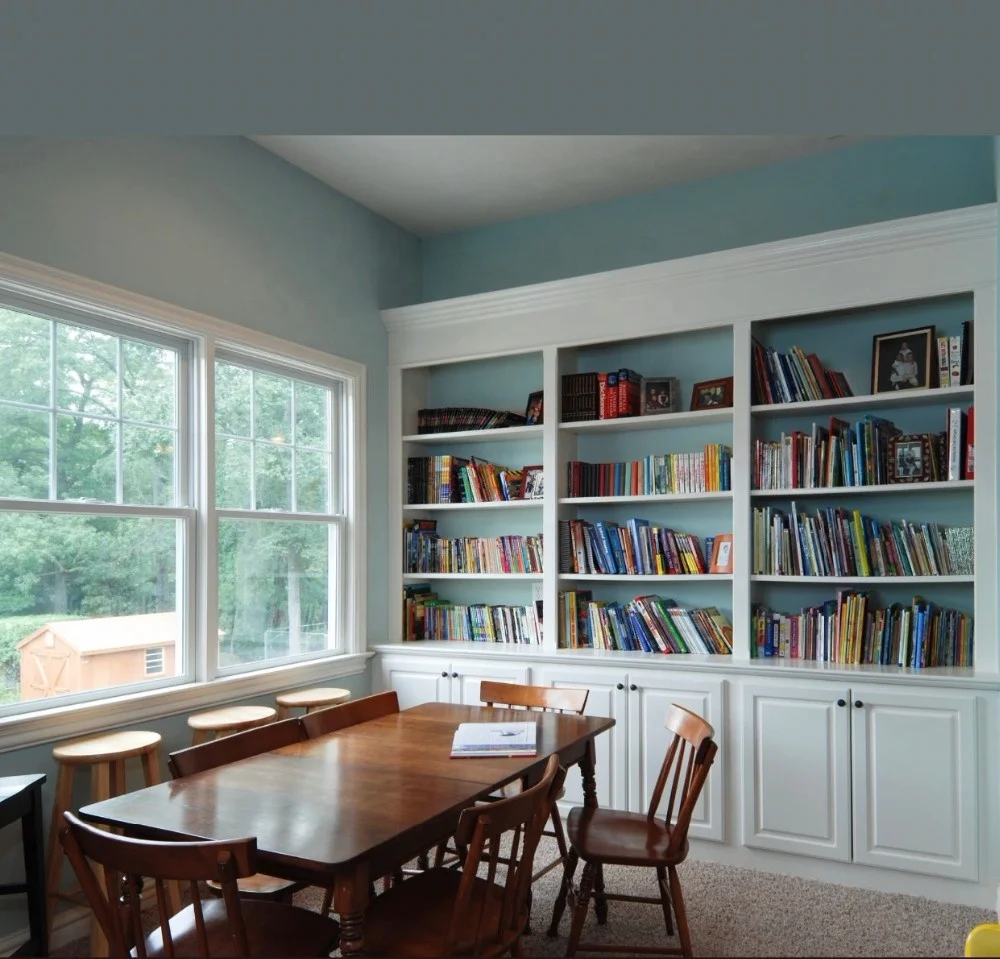 Современная Белая настенная книжная полка