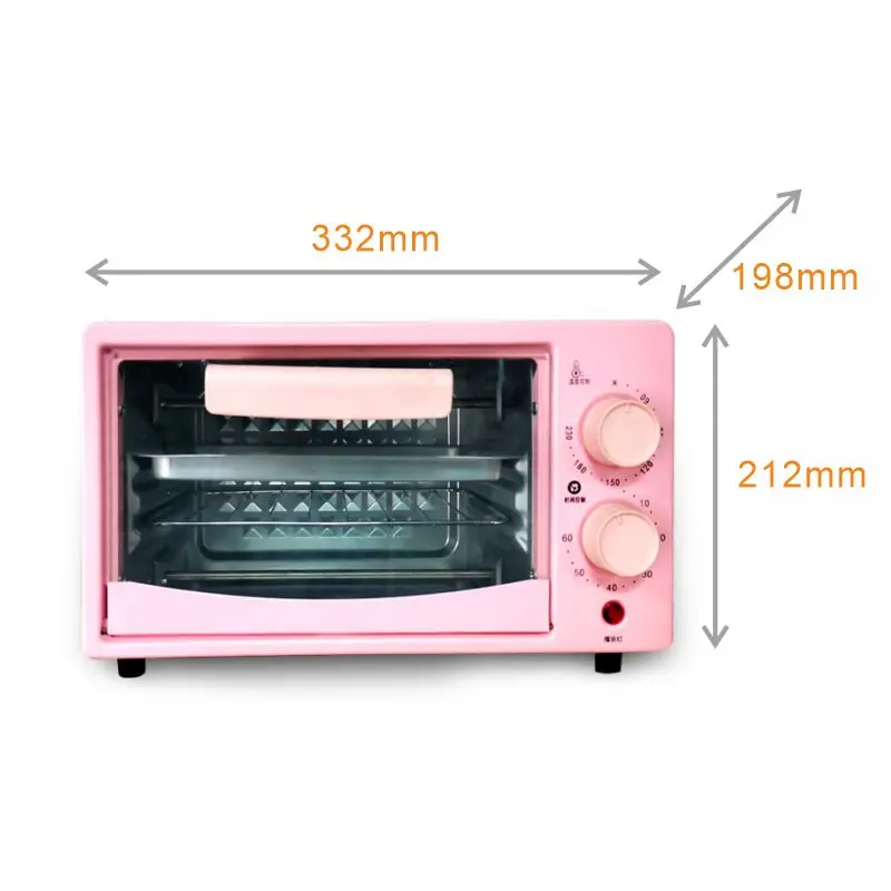 7L Chicken Pizza Convection Mini Bread Oven Bakery Multifunctional Domestic Top Cupboard Toaster Small Conventional Smart Ovens