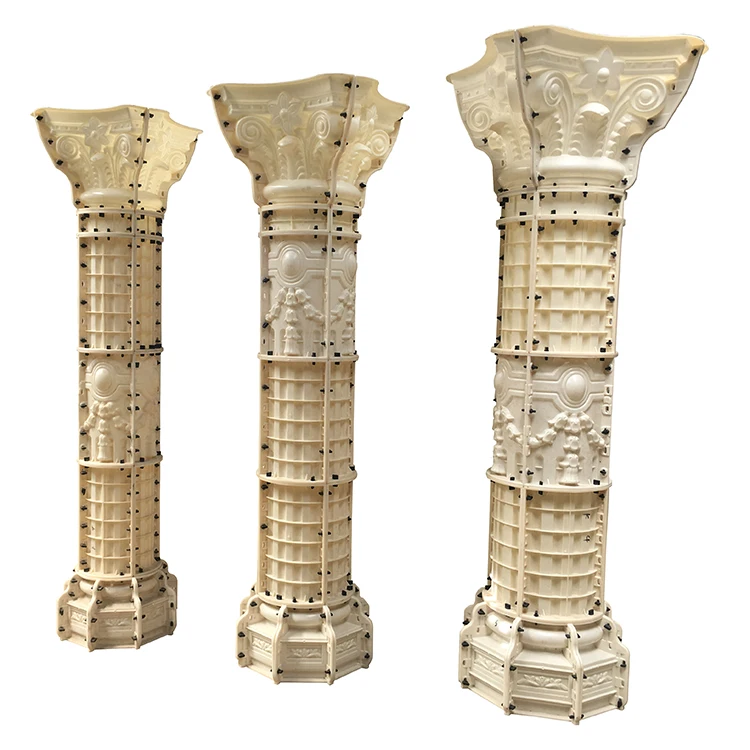 New Cheaper Construction Material Pillar Mold Reuse Many Times Roman Column Mold for sale