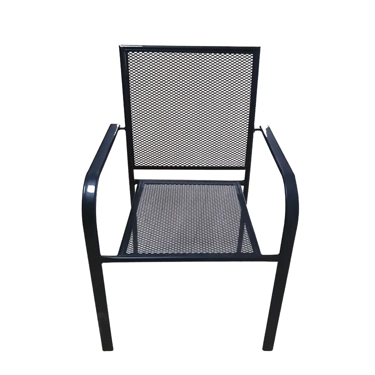 Furniture garden outdoor use outdoor/patio/dining metal mesh lightweight chairs