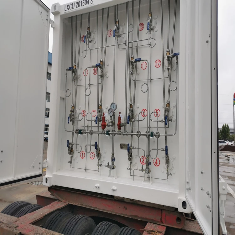 LUXI cylinder container 12 tubes skid cng trailer cng tank other trailers semi trucks container trucks