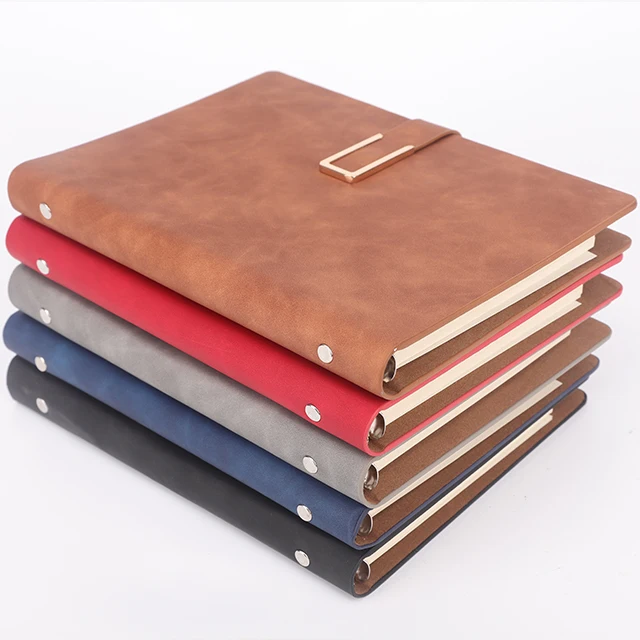 Simple business retro notepad high-quality leather student diary notepad