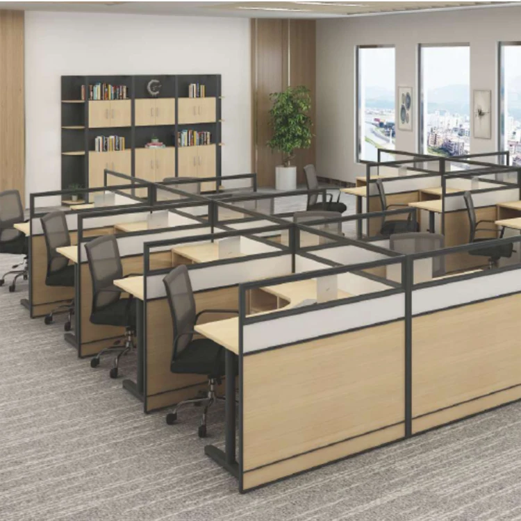 Качественный дизайн интерьера, компьютерный стол для письма, съемный колл-центр, офисная Рабочая станция, перегородка для 8 человек