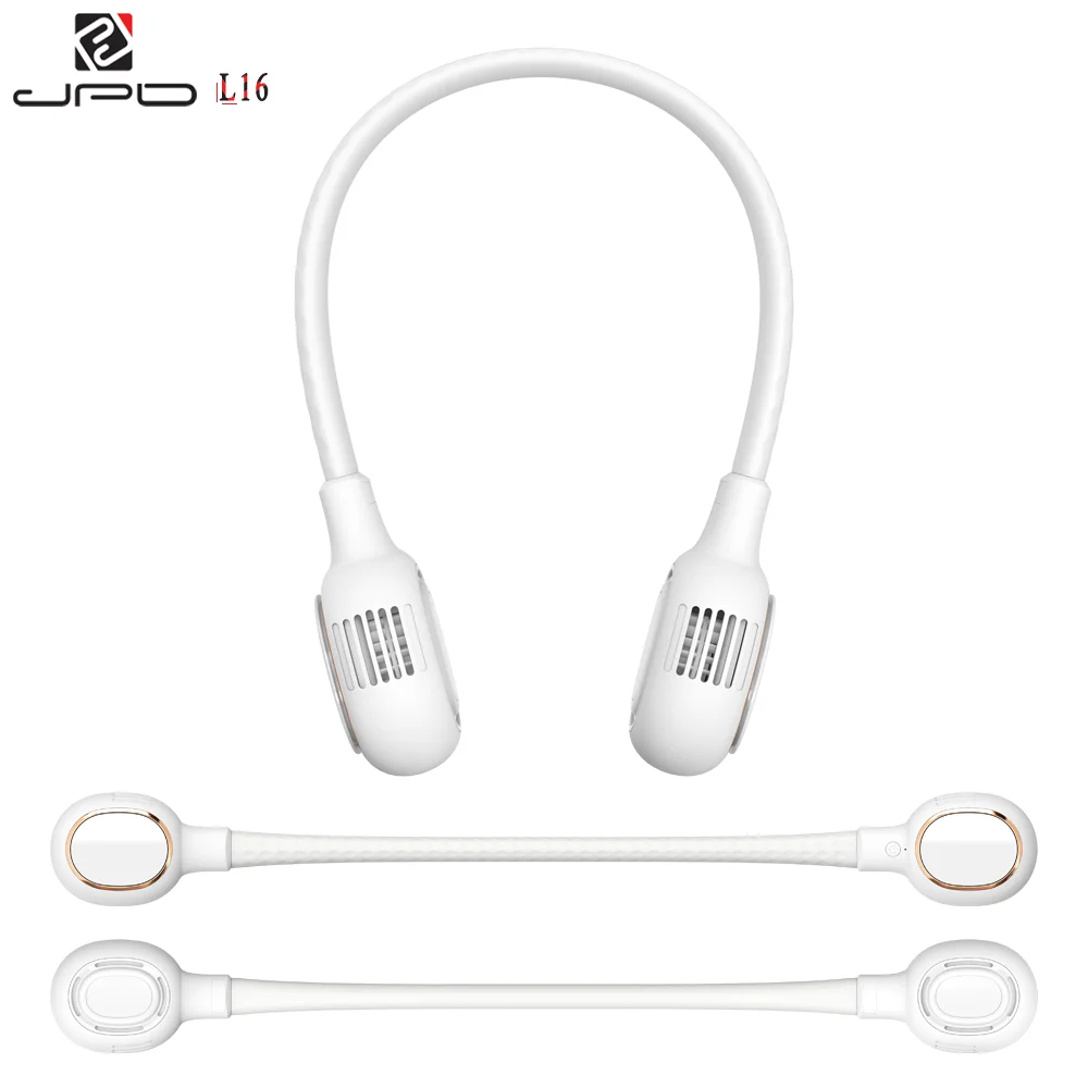 Новый портативный usb перезаряжаемый вентилятор с воздушным охлаждением подвесной безлопастный спортивный шейный сертификатом