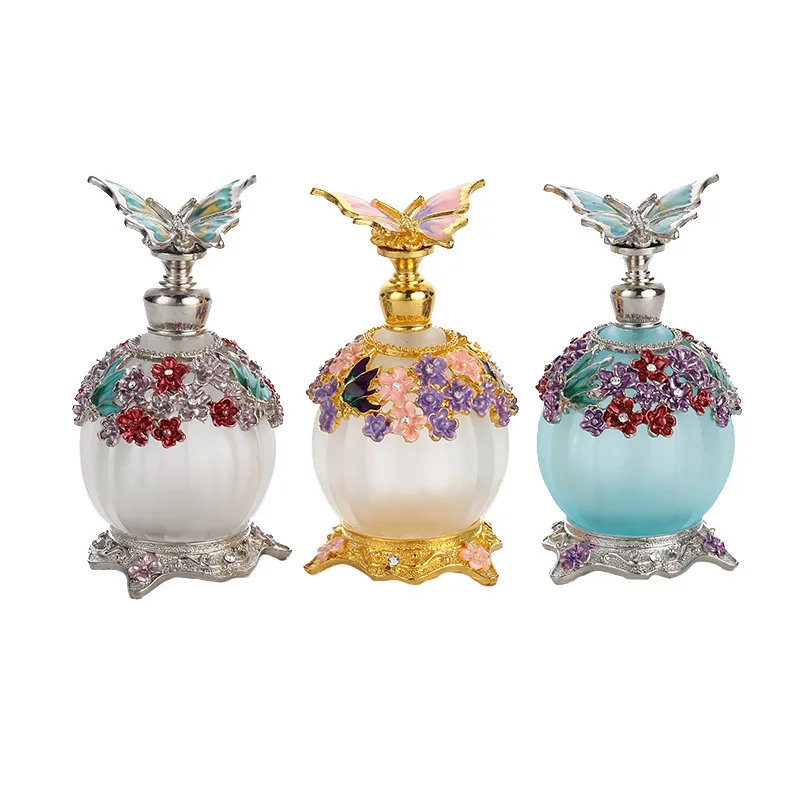 30ML Butterfly Perfume Essential oil glass pumpkin empty cosmetic bottle