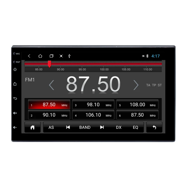 Xonrich Авто Android 11 Универсальный 7 дюймов 2 Din автомобильный DVD плеер радио Wi-Fi Gps навигации обоих концах для подключения внешних устройств к автомобильной