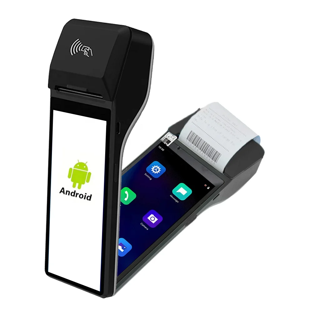 Android 10.0 Handheld High Quality NFC 4G EFT POS Terminal With 58mm Printer Z300