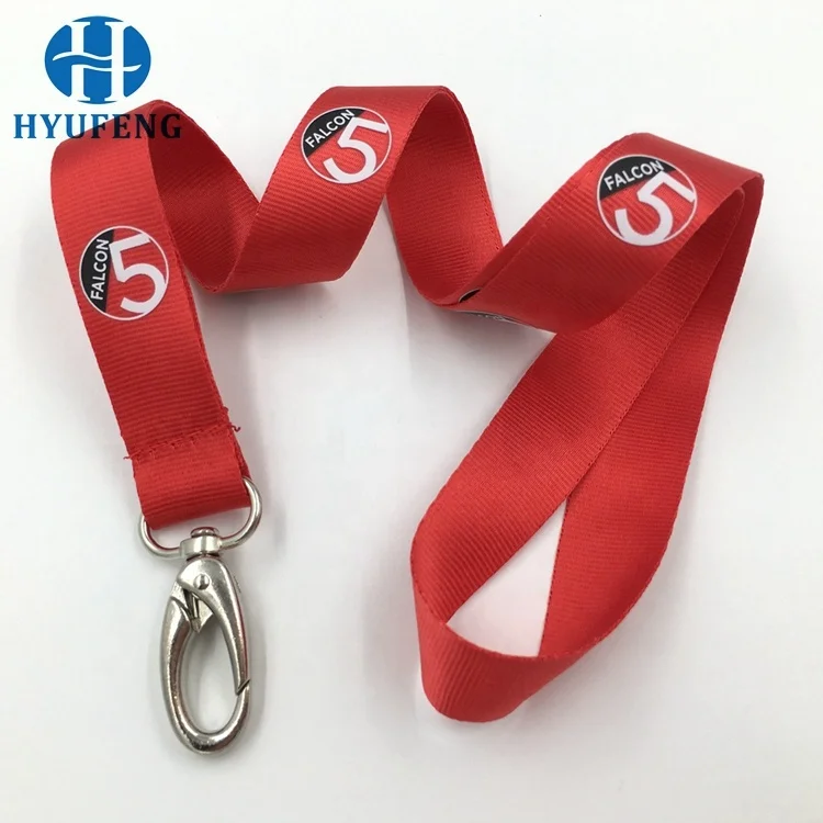 No Minimum Order Custom Silk Nylon Unique Printing Logo Machine Neck Accessories Lanyard With Authentication