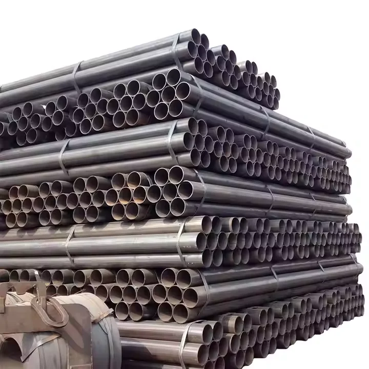 Black steel pipe M.S.steel pipe ERW tube welded steel pipe