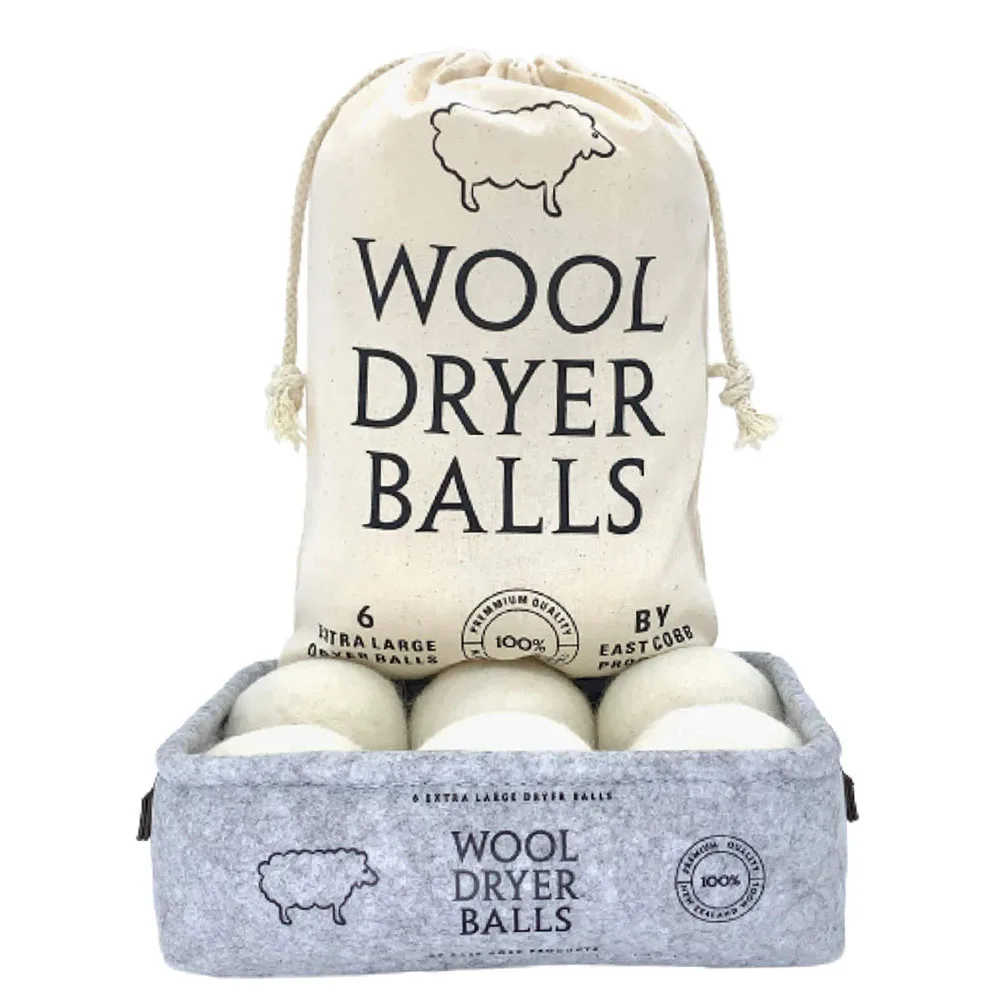 Trending products 2024 new arrivals private label Organic Wool Dryer Balls for Laundry wool dryer ball