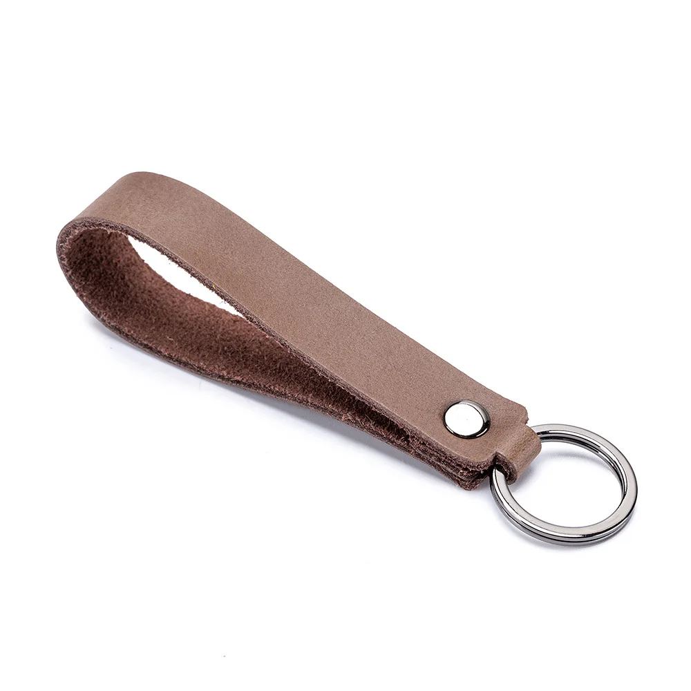 New luxury wholesale novelty gifts car metal Genuine Leather USB Flash Drive Bag Charm Leather keychain keychains key chains