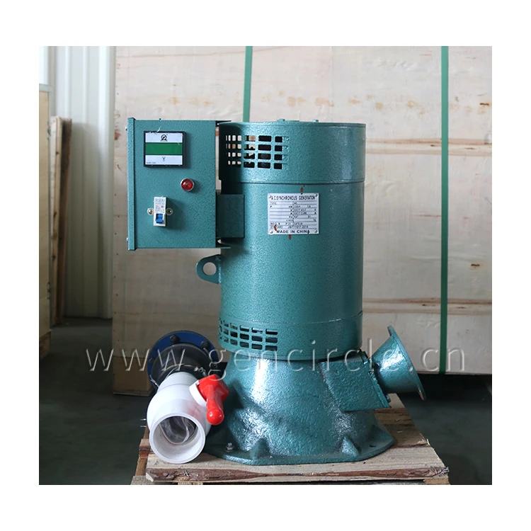 220V Single phase river turbine 3-30kw hydro generator suitable for water flowing/river use