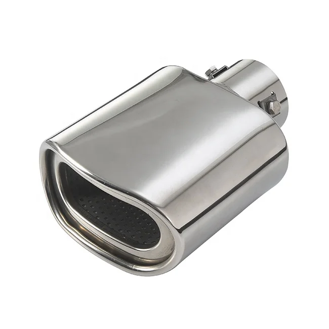 
automotive parts universal Stainless Steel Oval exhaust pipe 2.5