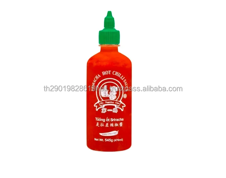 Mr. Number One Brand High Quality Sriracha Hot Chilli Sauce 454 G Product Wholesale From Thailand