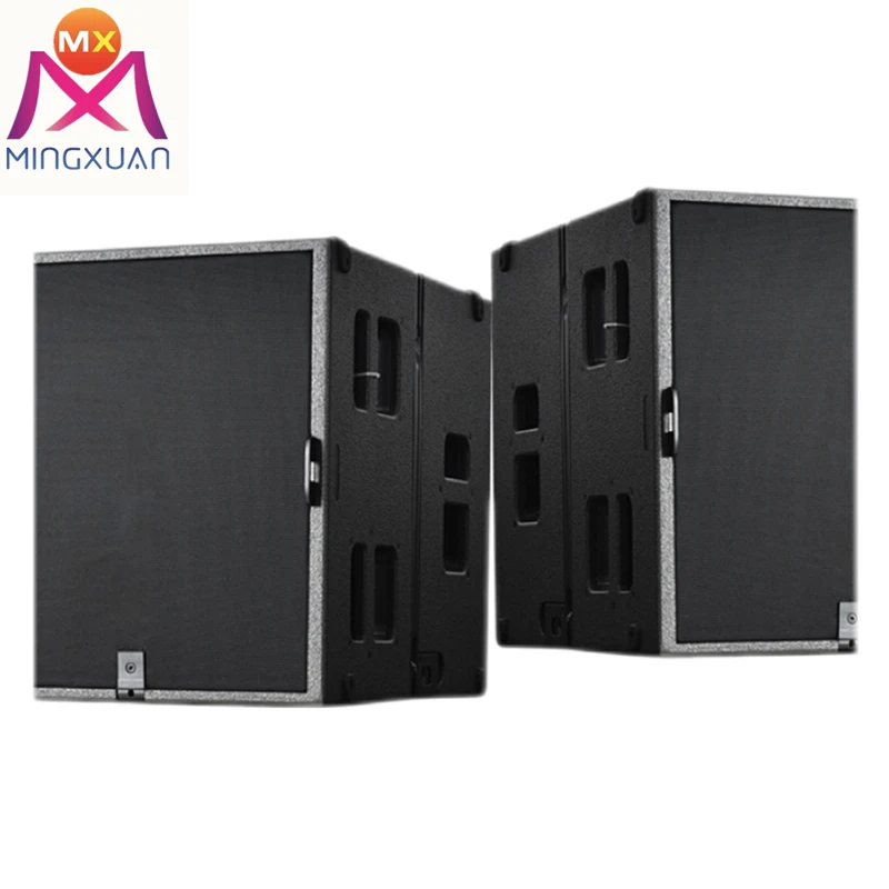 Professional Dual 18inch Subwoofer Passive Speakers Audio Powerful Outdoor Sub Bass Sound System
