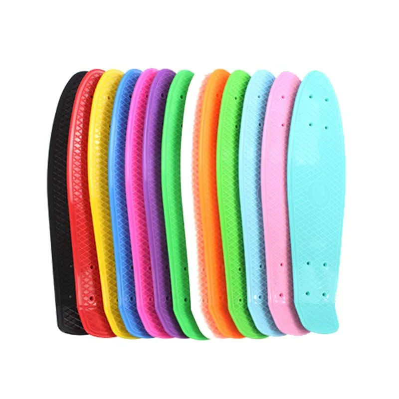 22 Inch Plastic Skate Board Penny Skateboard With Big Led Wheel