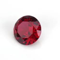 5A 2.5-10mm 5# gemstone synthetic ruby Corundum Wholesale Synthetic Ruby Round Loose Gemstones for Jewelry Accessories