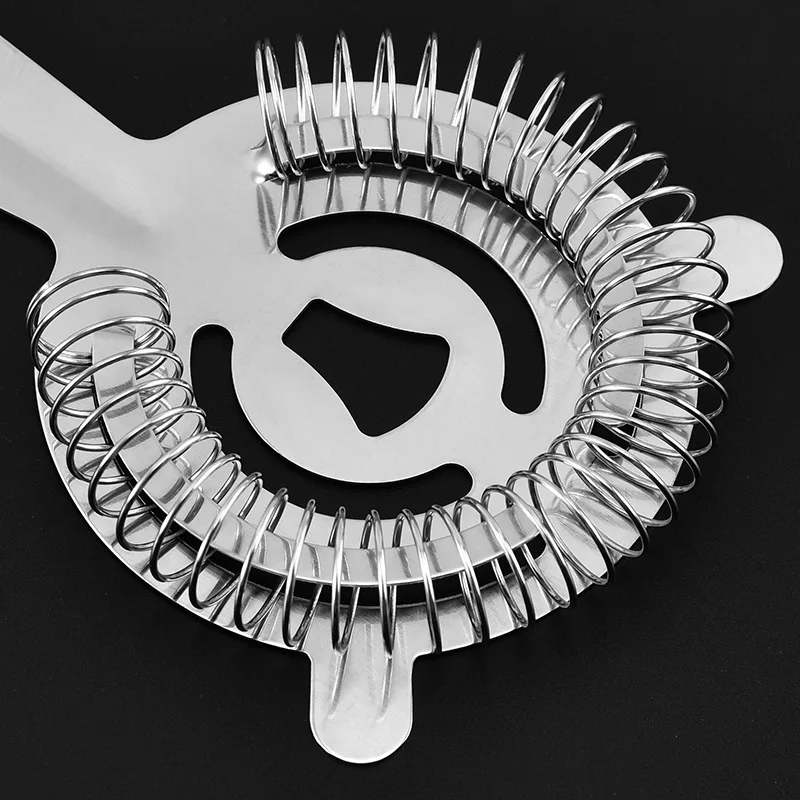 High Quality 304SS Food Grade Bartending High Density Spring Bar Tool Drink Strainer Bar Accessories Strainer Ice Strainer