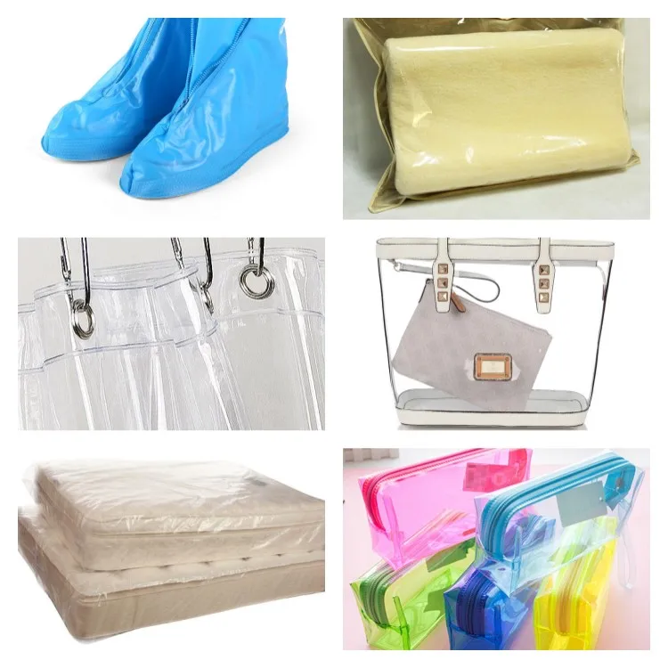 Upright High Quality Flexible Sheet Super Clear Transparent Plastic Pvc Roll Mattress Packing Film