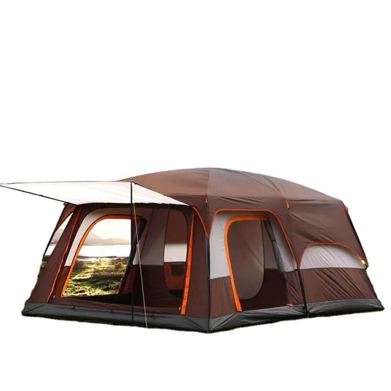Оптовая продажа, Большая водонепроницаемая палатка из полиэстера для кемпинга на открытом воздухе на 8 10 12 человек