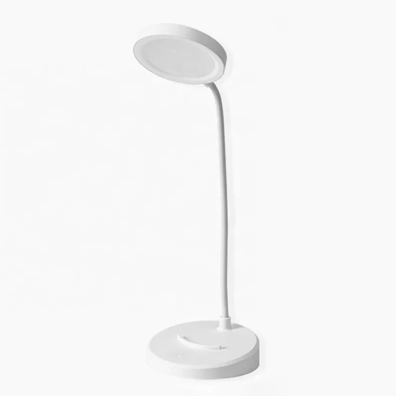 CJD round table lamp swan neck mobile phone holder energy saving eye protection reading table lamp
