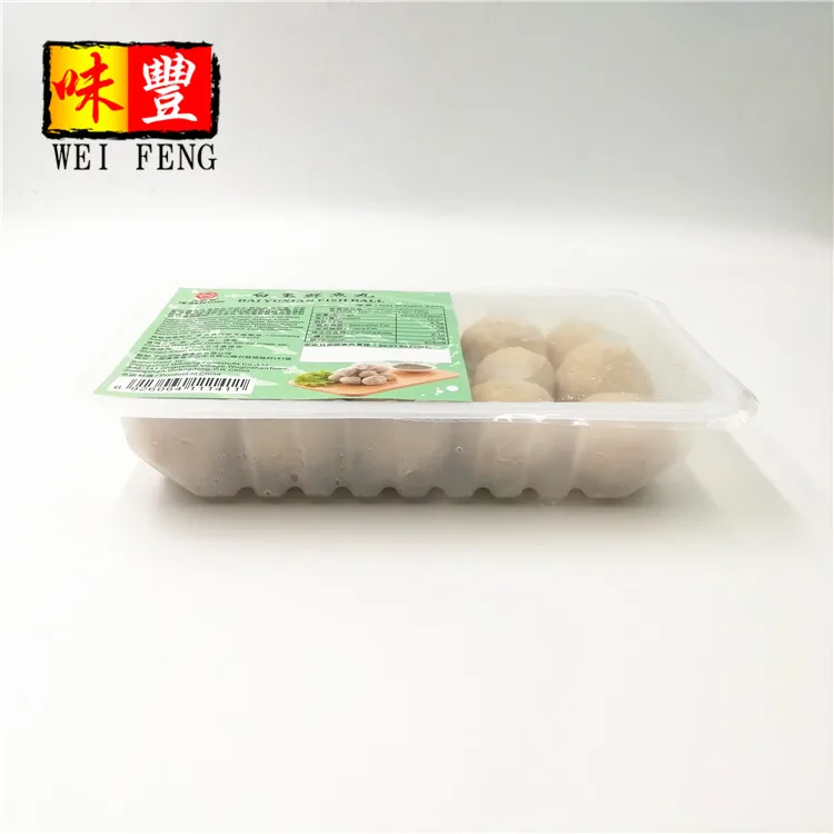 Сертификация HACCP китайский вакуумный мешок 225 г Bai Yuxian рыбный шарик замороженный