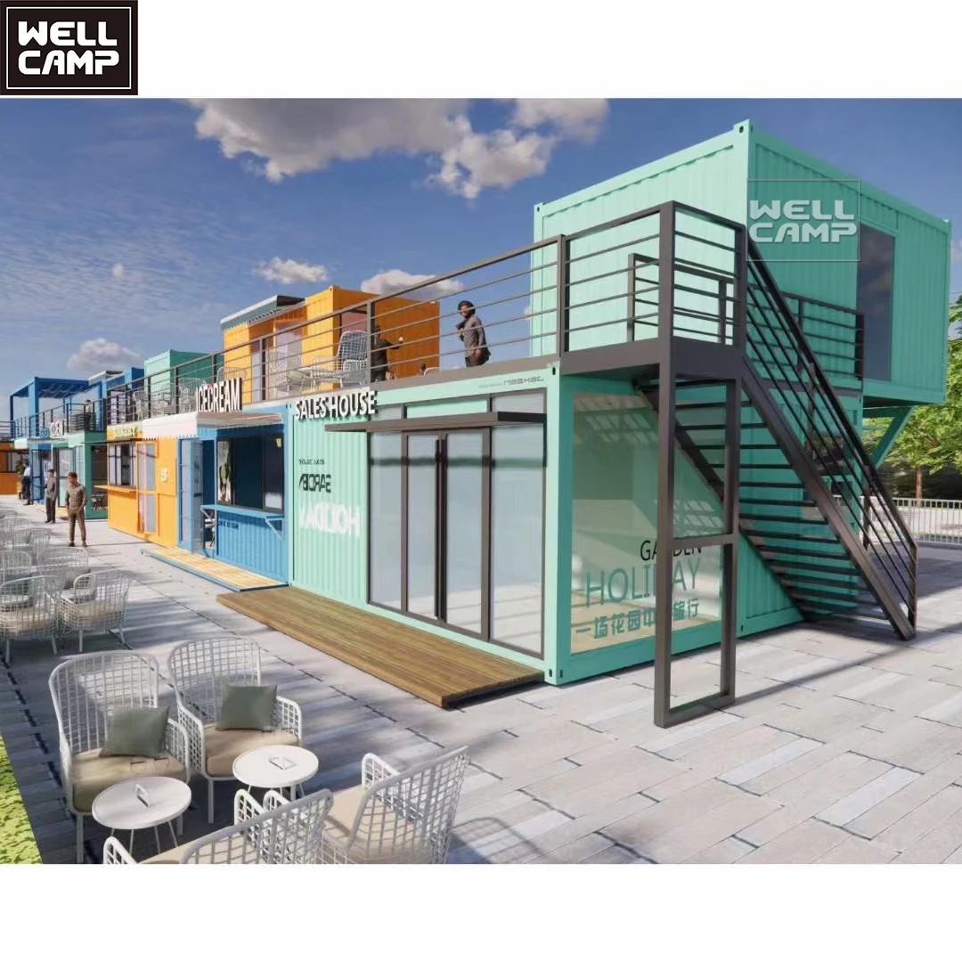 Новый дизайн, модный Съемный контейнер, кофейня, недорогой прочный сборный магазин, торговый центр