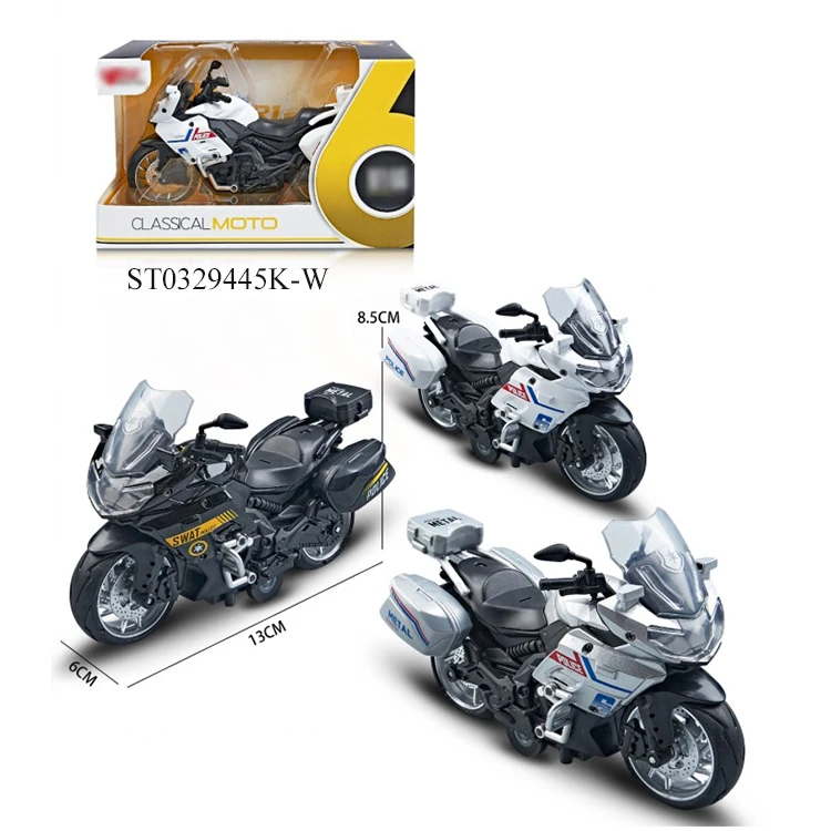 1:10  scale pull back mini alloy motorcycle toy motorcycle for children