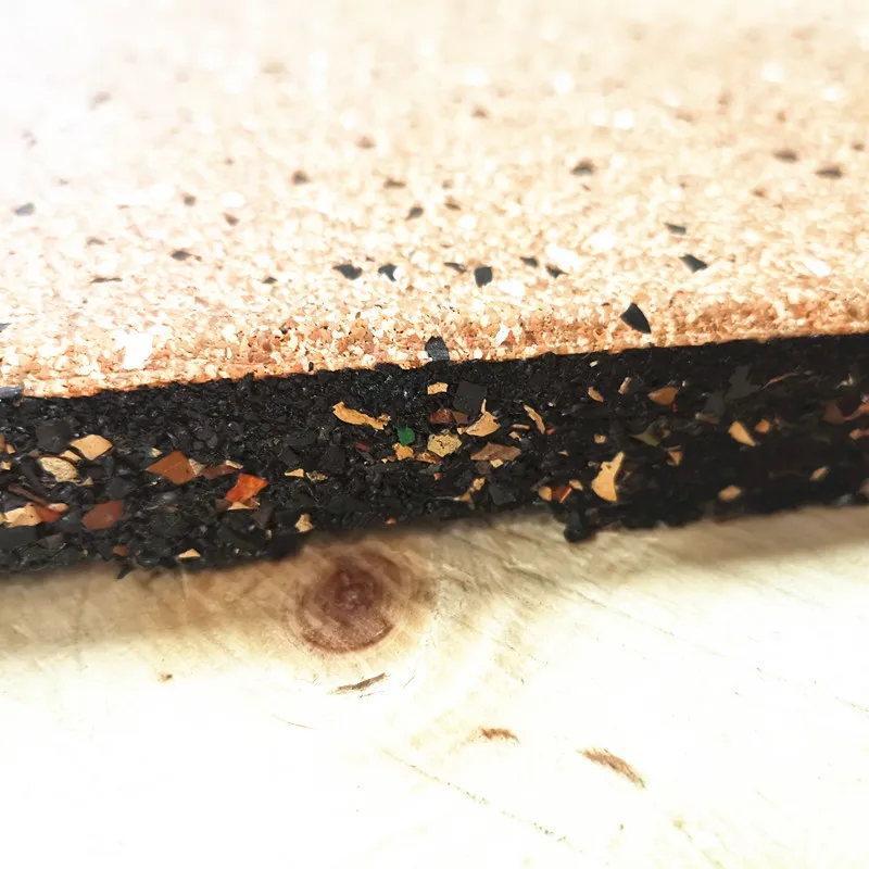 China factory sell good quality 15mm-30mm thick EPDM rubber tile waterproof gym carpet floor