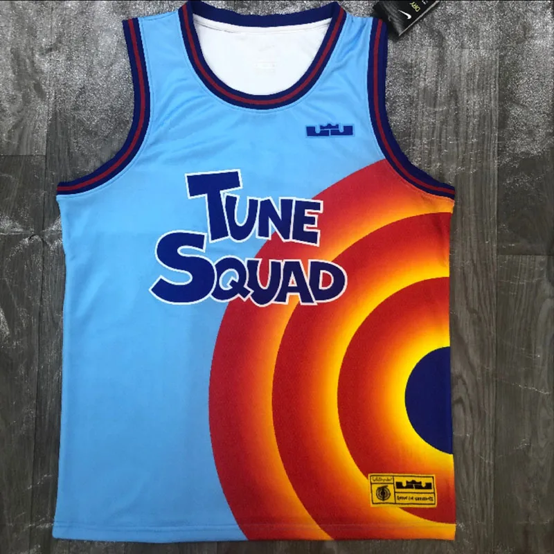 
New Style Quick Dry Breathable Tune Squad Basketball Uniforms James#6 Basketball Wear Jerseys 