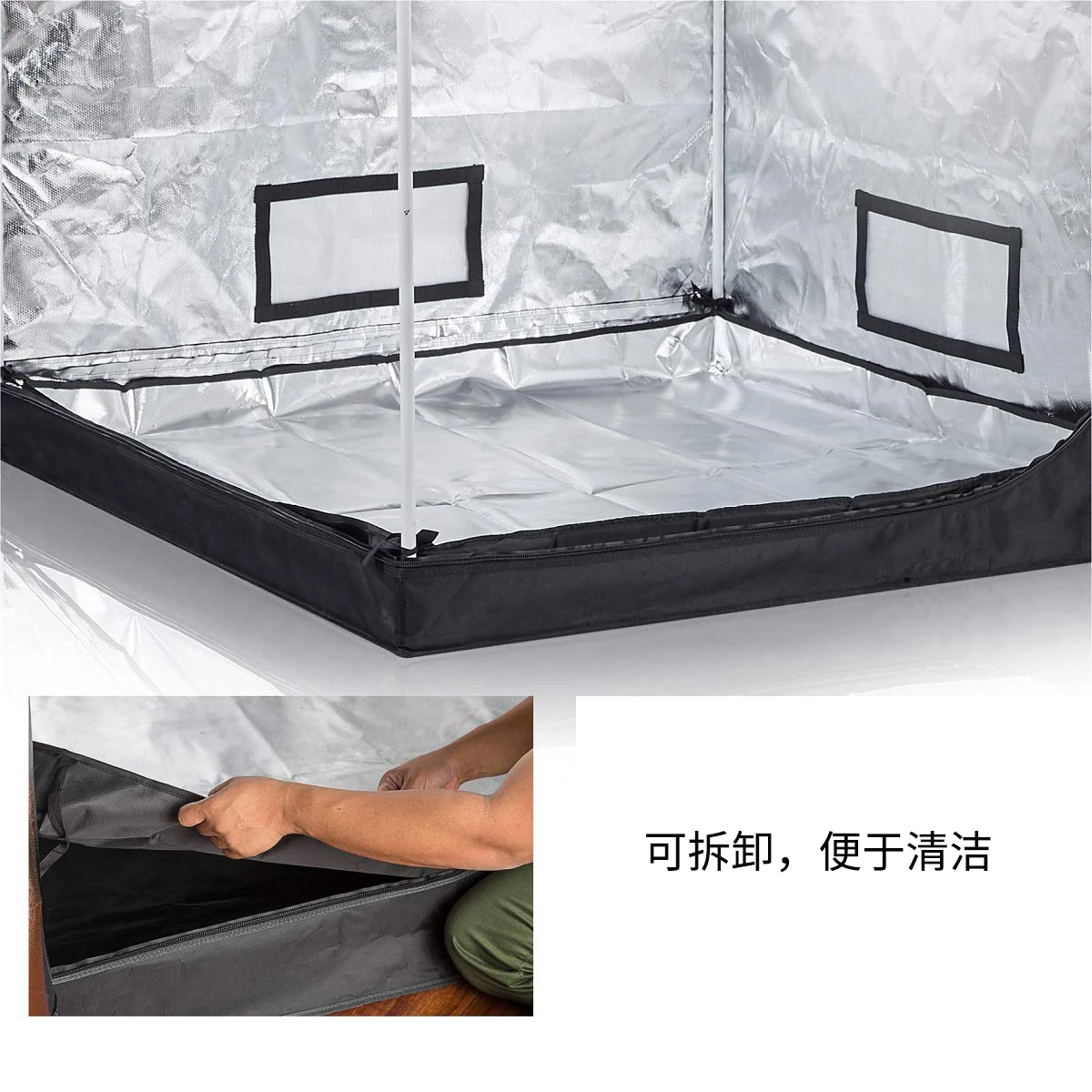  600D/1680D 100x100x180cm Factory wholesale hydroponic grow tent best seller indoor room for garden