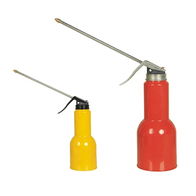 Grease Gun Oil Pump Oil Can Plastic Hose High Pressure Hose Oiler Mini Grease Gun Hose Oil Injector Can