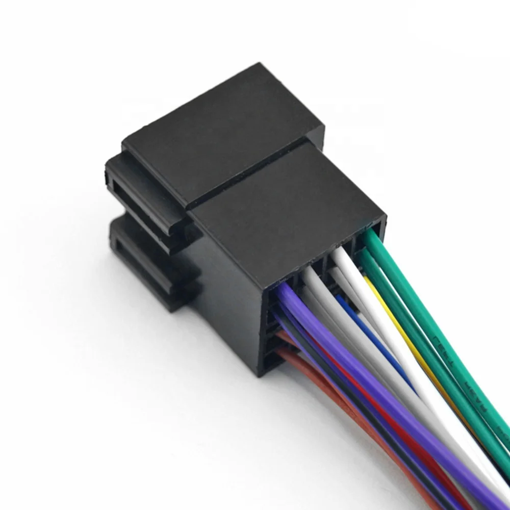 Универсальный автомобильный Штекерный разъем ISO для радиопровода проводки Кабельный адаптер Соединительный Volkswagen Citroen Audi