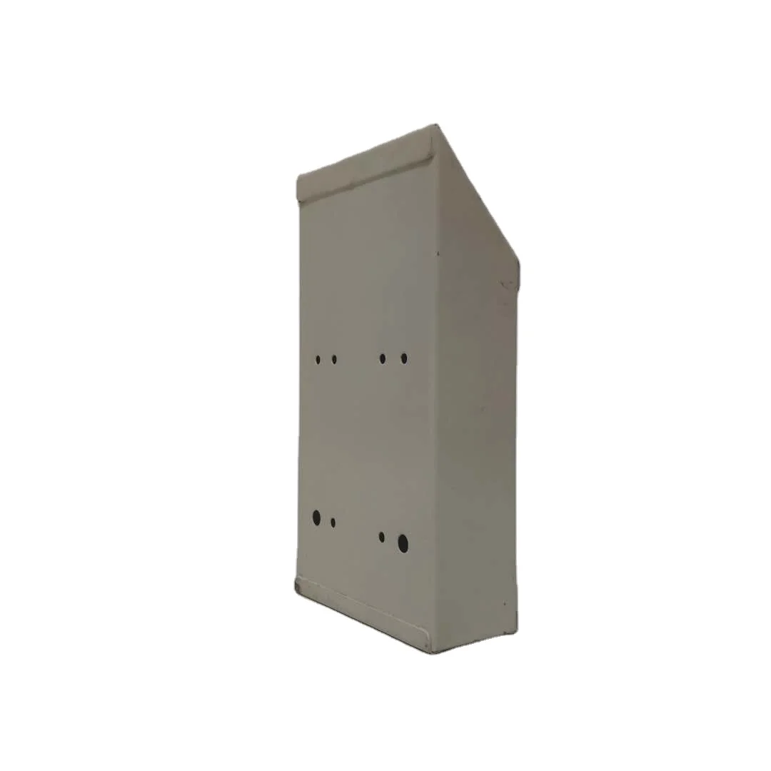 2020 newly designed safe cash box simple cash lock box Iron plate coating cash safe box