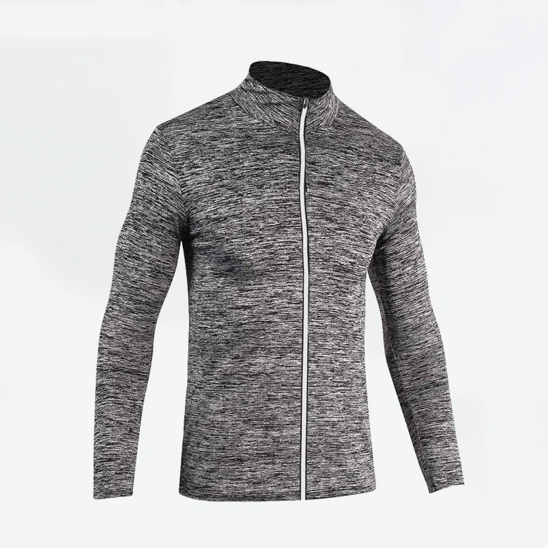 Wholesale Fashion Men Running Sports Training Sweatshirt Long sleeve Outdoor Fitness Sportswear