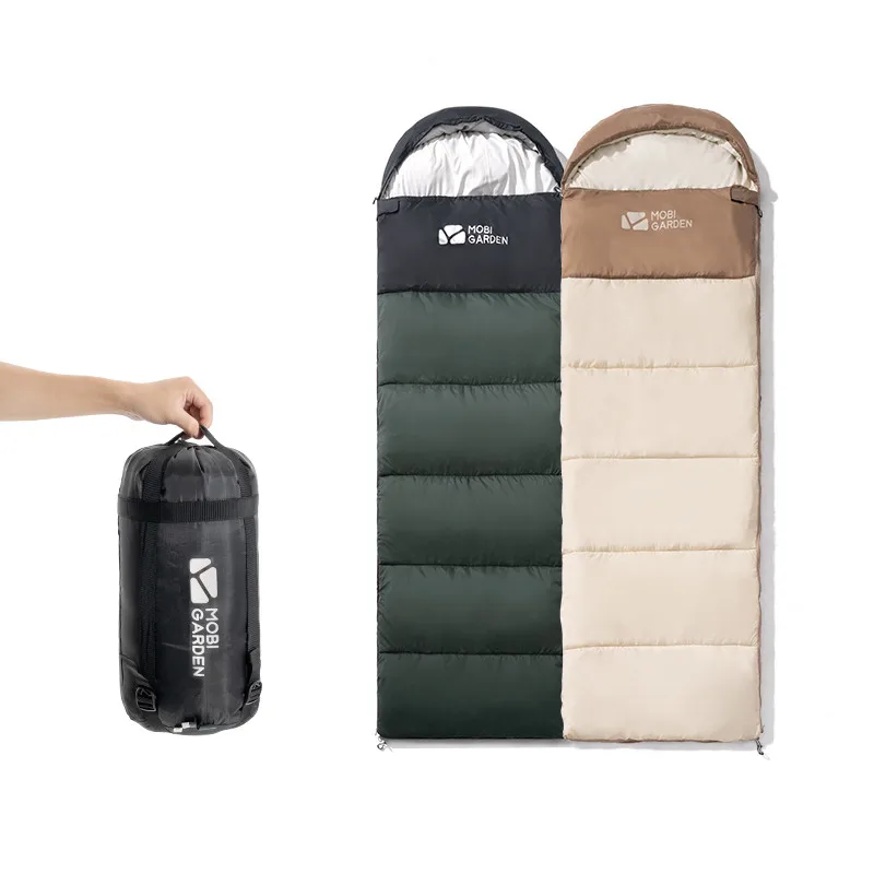 MOBI GARDEN hot sell extendable growing outdoor camping sleeping bag for adult