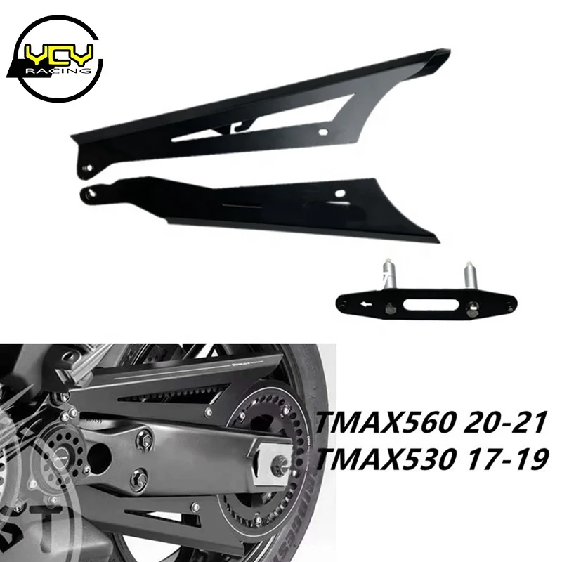 Motorcycle Belt Guard Cover Protector Chain Guard Cover Parts For Yamaha TMAX560 TMAX 560 T-MAX T MAX530 560 2020 2021