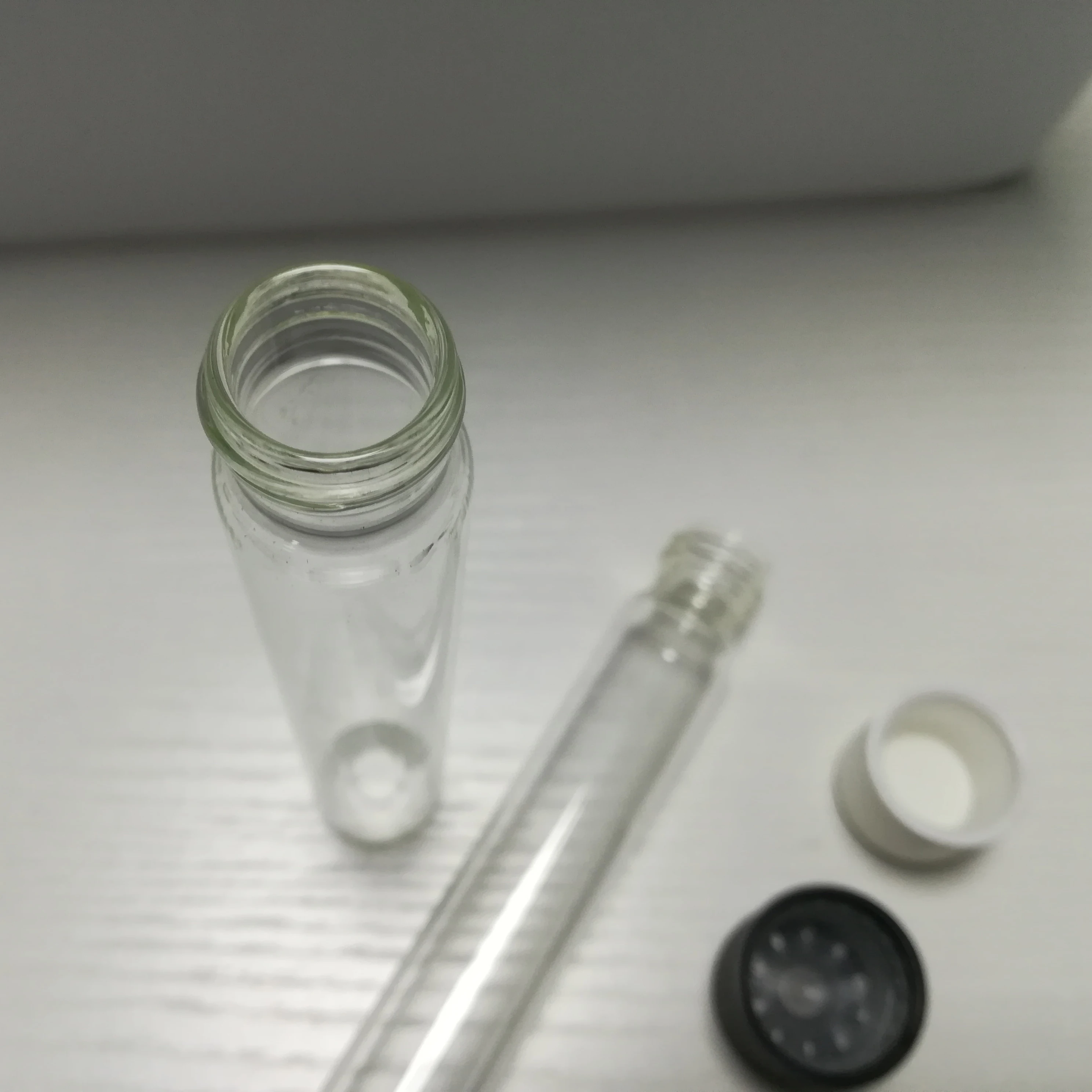 
Custom any size Child Resistant Proof Cap 110mm pre roll tube,weed pre roll glass tube with Screw Top Cap 