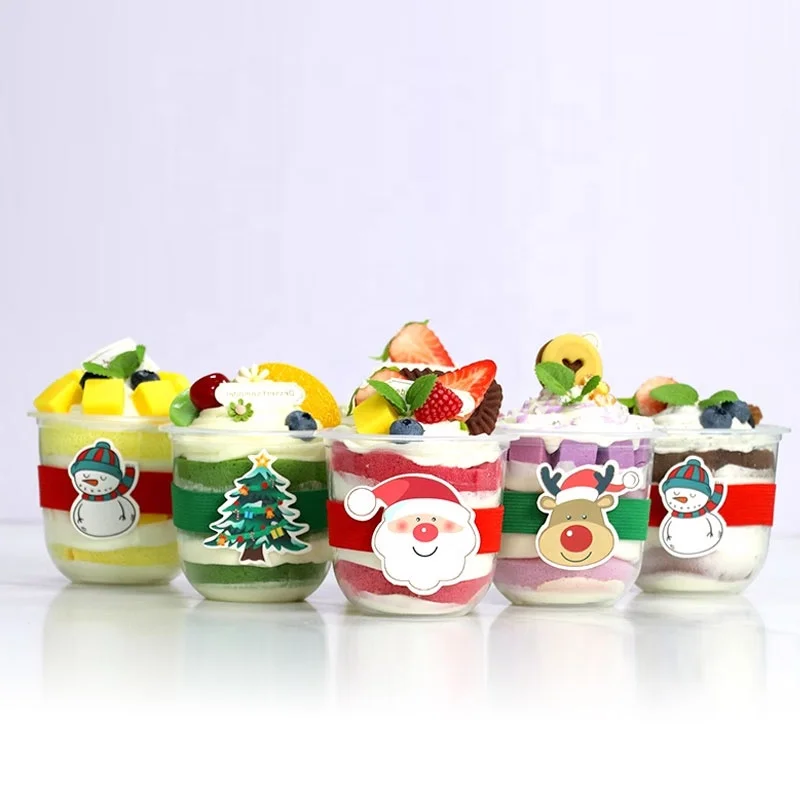 polypropylene cups takeout yogurt 150ml communion cups plastic sweet bubble teafood and drink tiramisu 32 oz cups