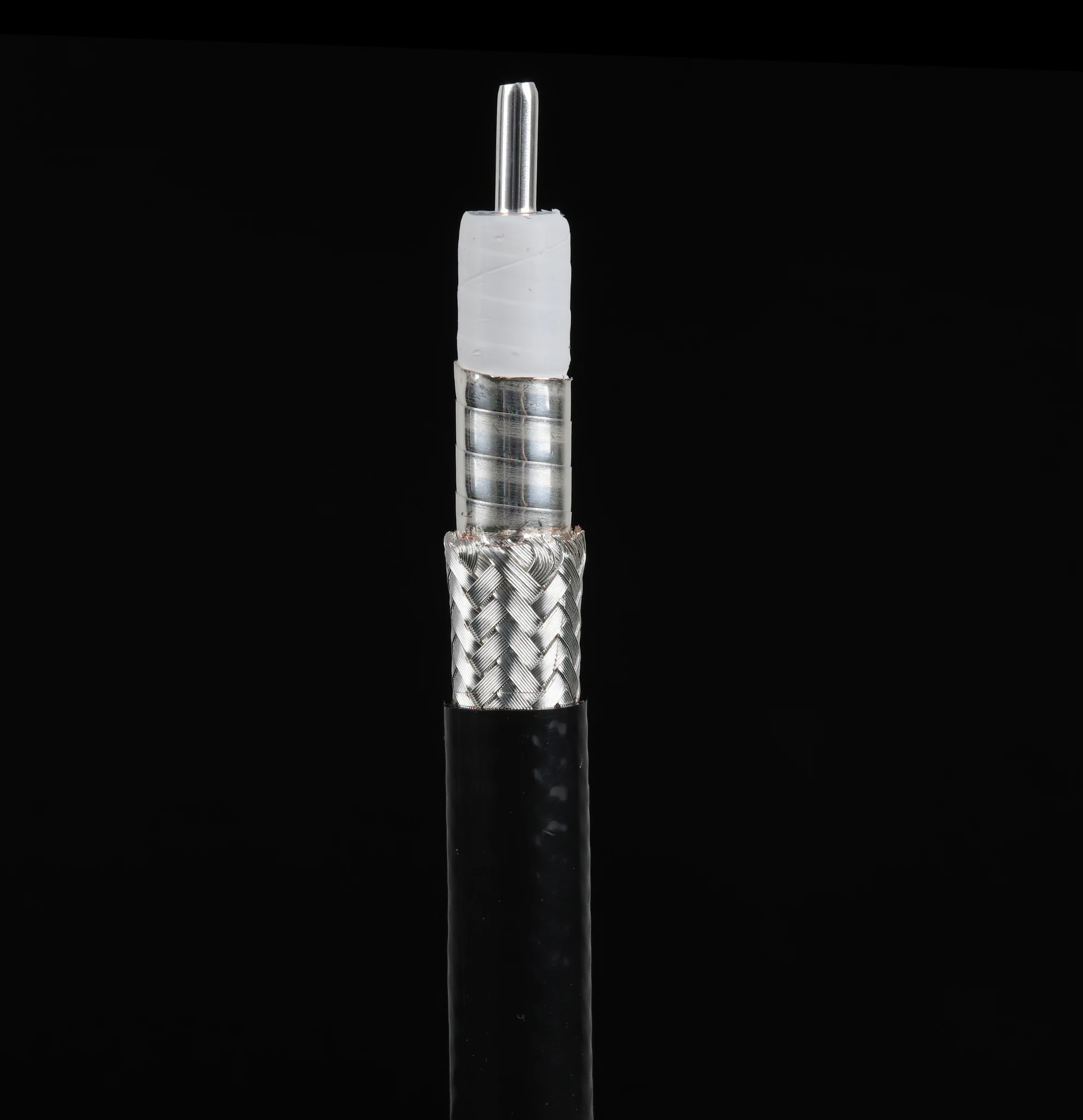 HA750 Gore type 6  Flexible  7.5mm OD  Low loss  High power up to 1500V meet phase test High Performance RF Coaxial cable