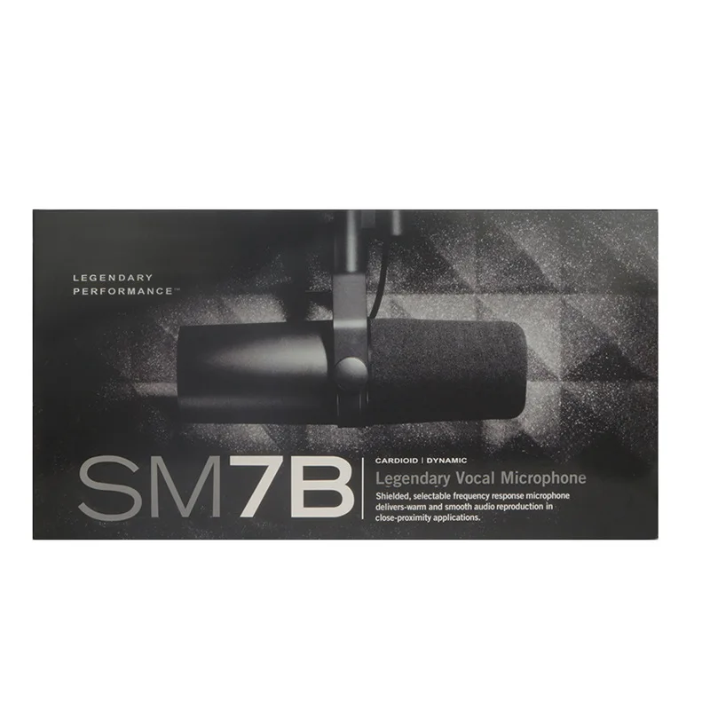 SM7B Selectable Frequency Response Recording Podcasting Cardioid Studio Microphone Vocal Dynamic Microphone SM7B For SHURE
