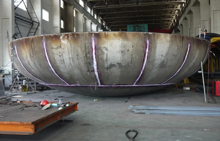 stainless steel tank dishes end Hemispherical Ellipsoidal conical Dished Head