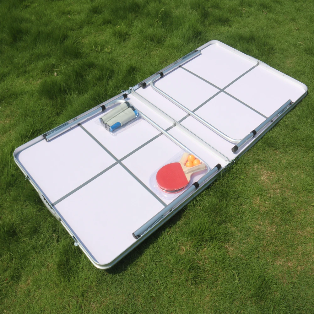 YILU Custom Outdoor Ping Pong Table Portable Folding Mini Table Tennis Table Ping Pong Set