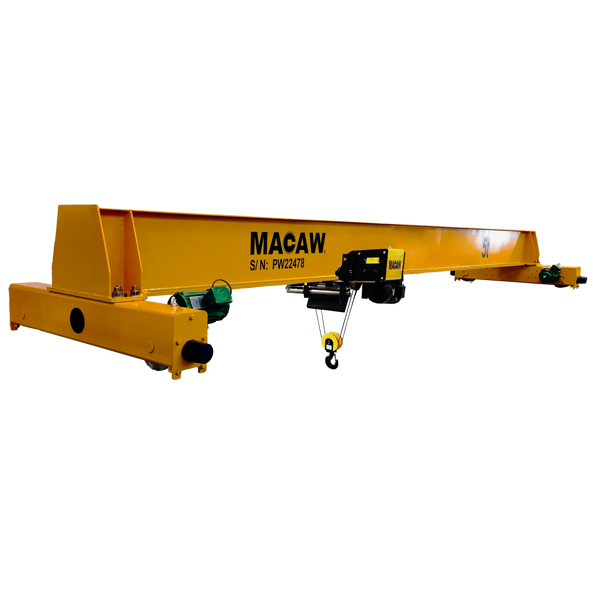 European Type Bridge Crane 10 ton OverHead Rail Tracks Top Running 6 Direction Motion Overhead Crane Remote Control