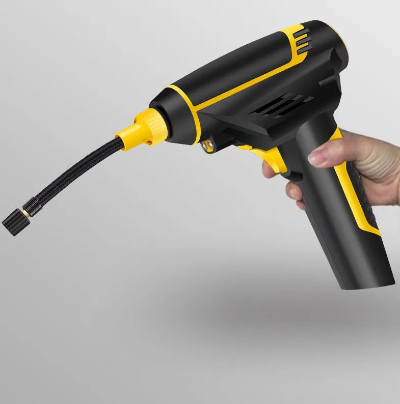 Handheld intelligent digital display with lights Car Wireless Inflatable pump Portable tire pump Inflator
