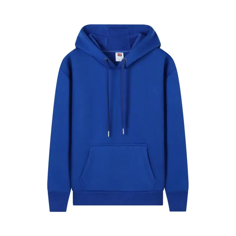 2023 hotsale wholesale custom hoodie with silk lined hood plain men pullover hooded sweatshirts customs at unisex